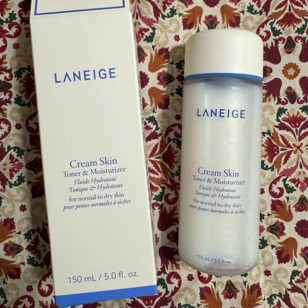 LANEIGE Cream Skin Toner & Moisturizer Brand New in Box and Never Used!